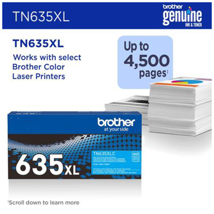 Cartucho de Tóner Brother Valor de rendimiento estándar (4500 páginas) cian 2