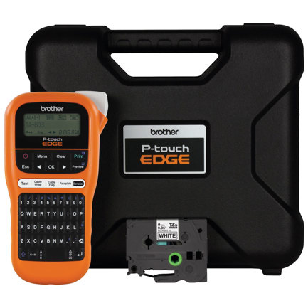 ROTULADOR BROTHER P-TOUCH EDGE PT-E110 IMPRESORA ETIQUETAS TRANSFERENCIA TERMICA 180 X 180 DPI NARANJA