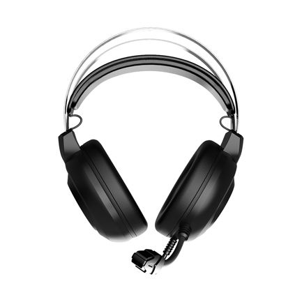 Audífonos Gamer Acteck Hesix II HS688 Alámbricos Over Ear Bocinas 50mm Mic Fijo Azender Negro 3