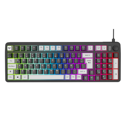 Kit Teclado y Mouse Gamer Acteck Alámbrico 2 en 1 Squad Conquest KG515 USB2.0 Mouse Óptico 7200DPI Azender Negro 2