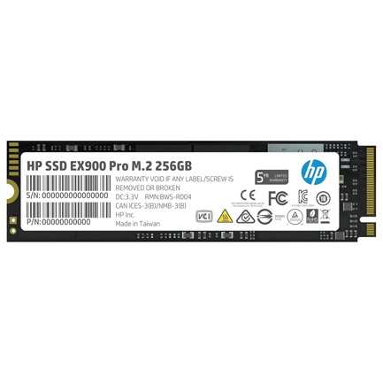 Unidad Biwin SSD HP M.2 EX900 Pro 256GB NVMe PCIe 3.0 2240 MB/s Lectura 1350 MB/s escritura