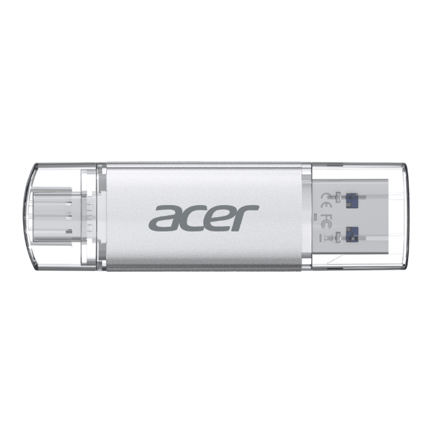 Memoria Biwin USB Acer UT300 16GB 3.2 Dual USB-A / USB-C Color Metálico