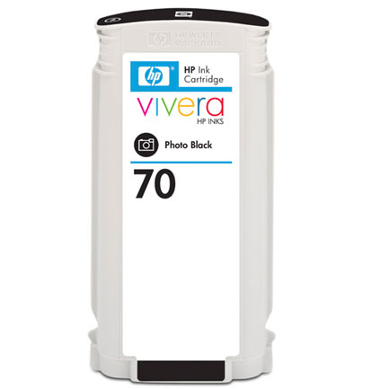 Tinta HP LF 70 Negro Foto DesignJet Z2100 Z3100 130ML