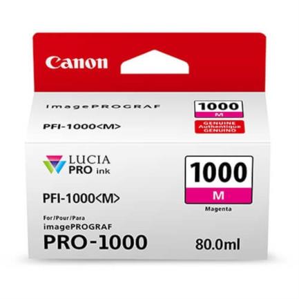 Tinta canon magenta pfi-1000 m 80ml