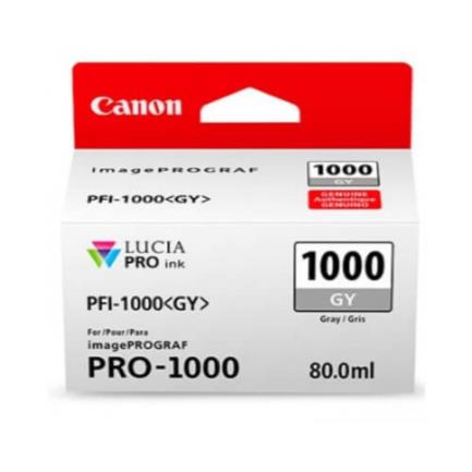 Tinta canon gris pfi-1000 gy 80ml