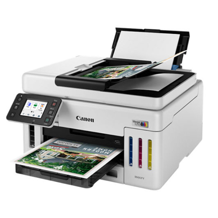 Impresora Multifuncional Canon Maxify GX6110 3 en 1 de Color Tinta Continua con 45ppm WIFI/USB/Ethernet/MacOS/Windows