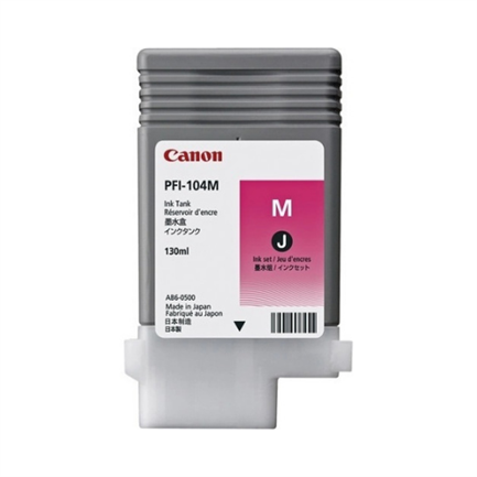 TINTA CANON MAGENTA PFI-104 M 130ML (IPF-650/655/750)