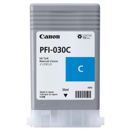 Tinta Canon PFI-030 Color Cian para Series TA