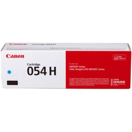 Tóner canon cartridge 054h 2300 páginas color cian
