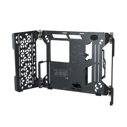 Gabinete Gamer Cooler Master MasterFrame 700 Full Tower ITX mATX ATX SSI CEB EATX XLATX Vidrio Templado Negro