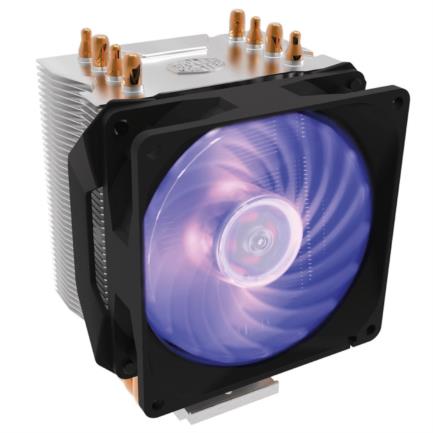 Ventilador para CPU Cooler Master (RR-H410-20PC-R1) Hyper H410R RGB LGA1700/AM4 4PWM 2000RPM Plata