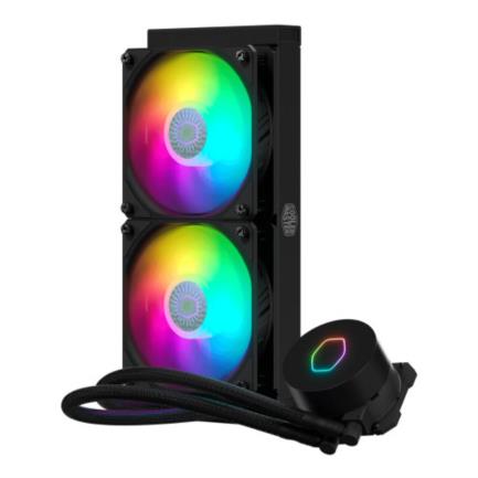 Enfriamiento Líquido para CPU Cooler Master MasterLiquid ML240L V2 ARGB 240mm Compatible S 1200 1700 AM4 AM5 Negro