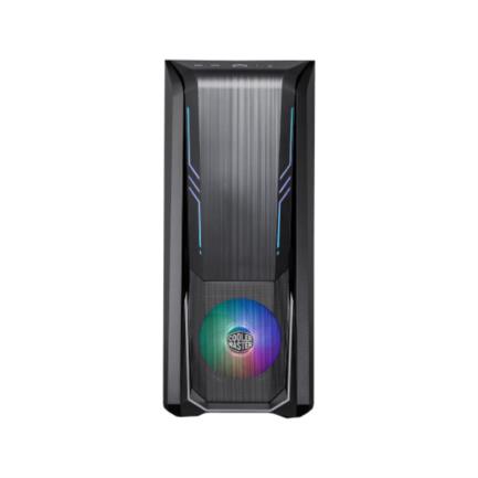 Gabinete Gamer Cooler Master Masterbox 500 Media Torre ITX mATX ATX EATX 2xFan RGB Cristal Templado Negro
