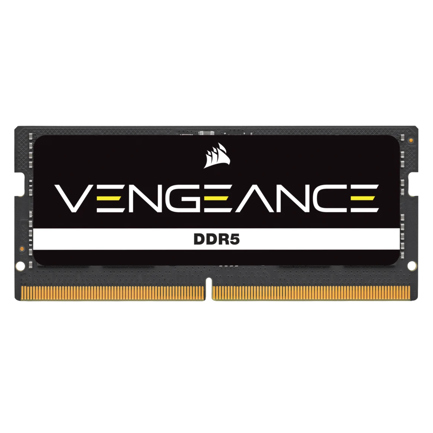 Memoria RAM Corsair Vengeance 16GB DDR5 5600Mhz SODIMM Negro CL48 CMSX16GX5M1A5600C48 4