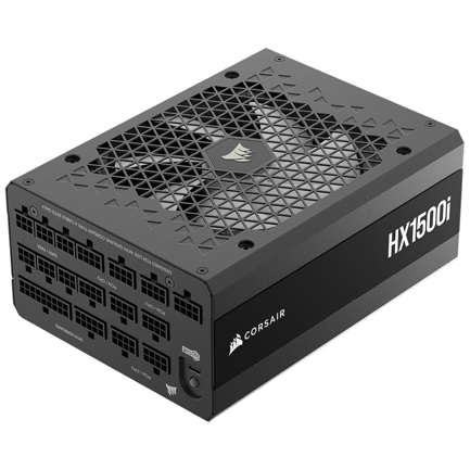 Fuente de Poder Corsair HX1500i 1500W 80+ Platinum Modular 12VHPWR 140mm Negra 2
