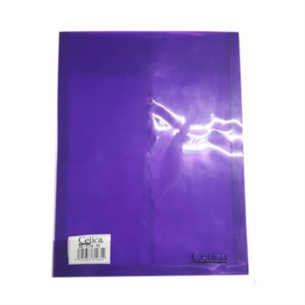 Sobre p/documentos celica oficio c/hilo color morado c/12 pzas