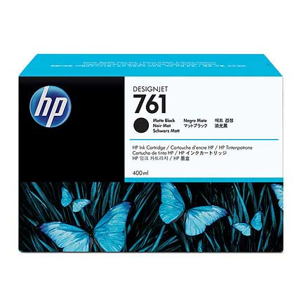 Tinta HP LF 761 Negro Mate T7100 DesignJet 400ML