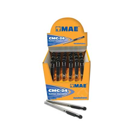 Cutter mae metalico 24 piezas