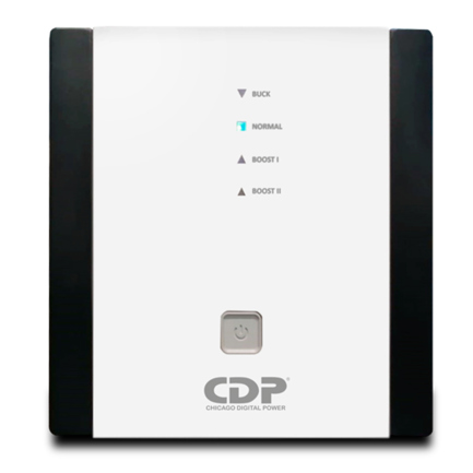 Regulador de Voltaje CDP 5000VA/2500W 120v Negro y Blanco