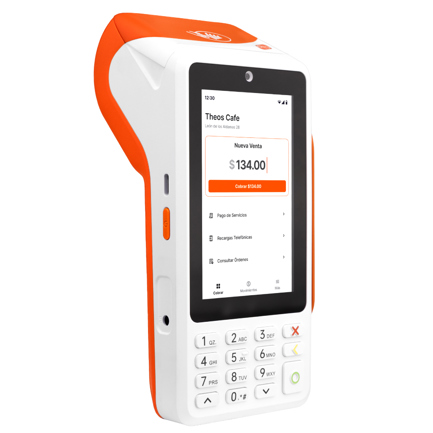 Terminal Punto de Venta CLIP ULTRA IP54 Red 4G gratuita podrás utilizarlo con WiFi e integra Bt para tu Clip Box 2