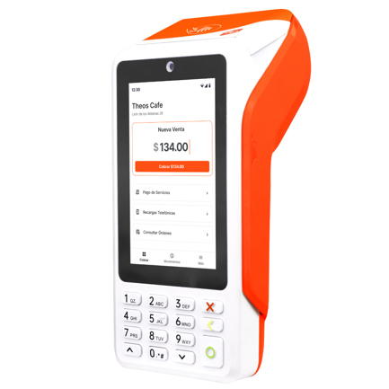 Terminal Punto de Venta CLIP ULTRA IP54 Red 4G gratuita podrás utilizarlo con WiFi e integra Bt para tu Clip Box 3