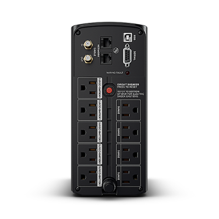 UPS Cyberpower 850VA 510W LCD Regulador de Voltaje 9 Cont 2