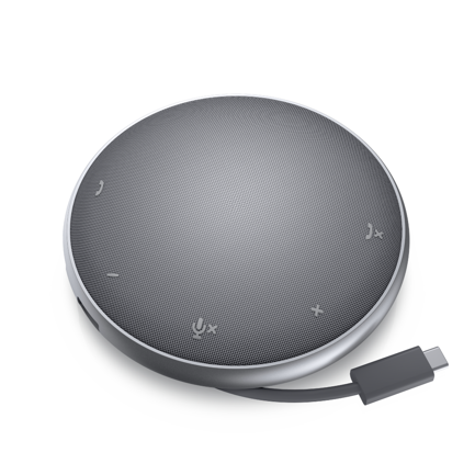 Adaptador Multipuerto y Altavoz Dell MH3021P Speaker Home 2 Puertos USB y Manos Libres Color Plata 3