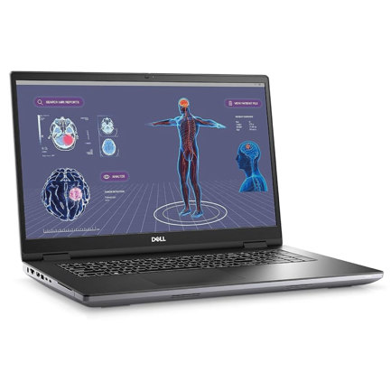 Laptop Dell Precision 7780 17.3 Intel Core i7-13850HX SSD1TB+SSD1TB 64GBRAM Win11Pro WiFiBT Bat6c97Wh FHDCam 3YProSupp