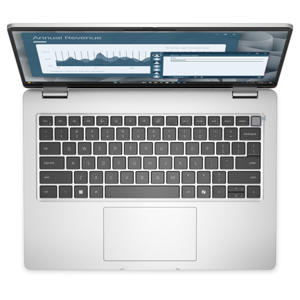 Laptop Dell Pro 14 Touch 14" FHD AMD Ryzen AI 7-350 32GB 1TB NPU 50 TOPS Radeon 860M W11Pro 3Y Copilot+PC Plata Wi-Fi 6E