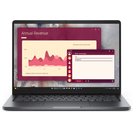 Laptop Dell Pro 14 PC14250 14" Intel Core Ultra 5-225U Ram 16GB 512 SSD W11 PRO 1Y Básico 3