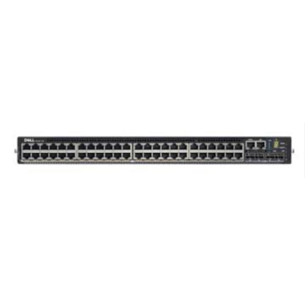 PowerSwitch DELL E3248P-ON 48x1G RJ-45 30W PoE 4x10G SFP+ 2x100G QSFP28 1xAC PSU IO/PS NON TAA +3 Years ProSupport with