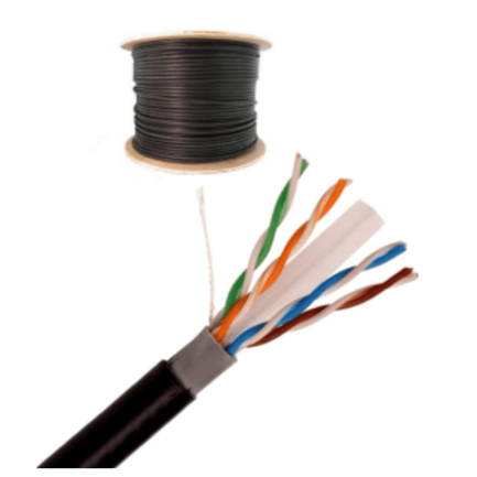 Saxxon Bobina de Cable Ethernet Cat6 UTP 305 Metros