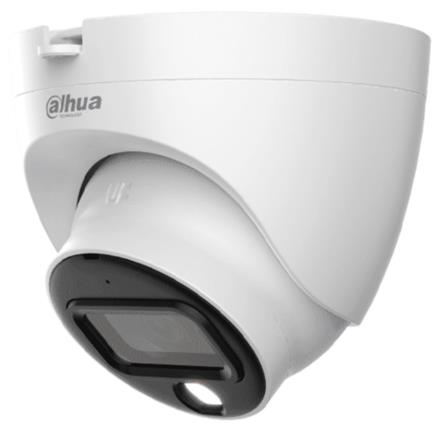 Cámara Domo Dahua HDCVI 2MP 1080p Full Color Lente 2.8mm 106° de Apertura Luz Blanca 20m DWDR Starlight IP67