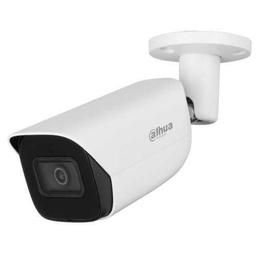 Camara IP DAHUA Bullet 4 MP WizSense con IA Lente 2.8mm 107° Apertura microfono Integrado IR 50 Mts SMD 4.0 Quick Pick AI SSA WDR Real IP67 ranura para MicroSD PoE