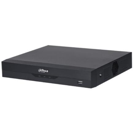 NVR de 4 Canales IP Dahua 4 Puertos POE 8MP 4k WizSense/H265+/Rendimiento de 80 Mbps/Salida de Video HDMI-VGA