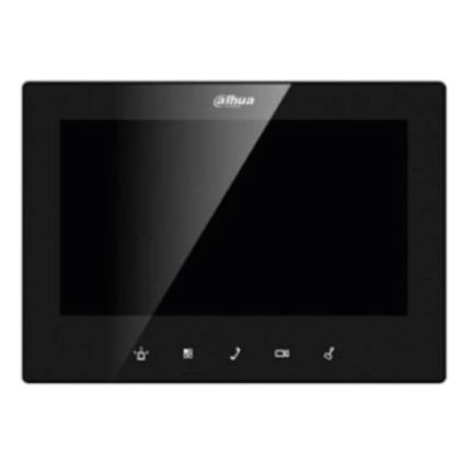 Monitor DAHUA IP de 7" Teclado Touch PoE Estándar Entradas y Salidas de Alarmas Uso Interior TCP IP