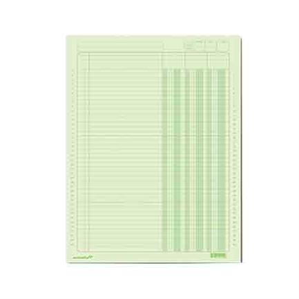 Block estrella tabular 3 columnas c/concepto 50hjs