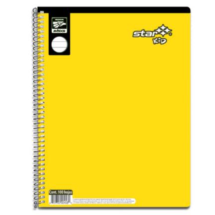 Cuaderno estrella profesional blanco 100h kid