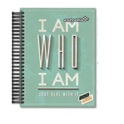 Cuaderno estrella profesional doble wire-o raya 200 hojas