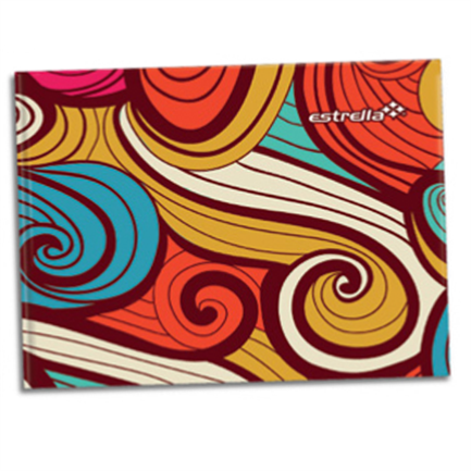 Libreta estrella 1/4 pasta dura italiana raya 192 hjs