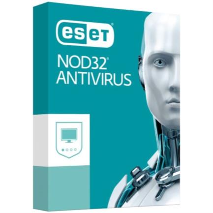 Licencia antivirus eset nod32 1 año 3 usuarios caja