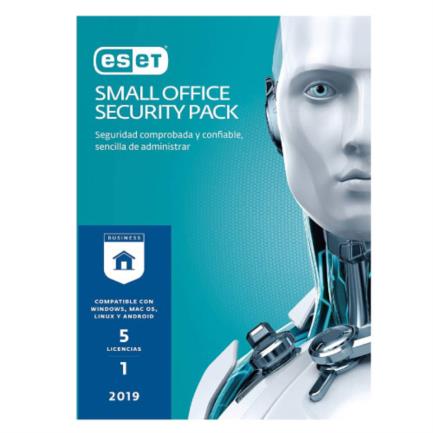 Licencia antivirus eset esd small office security pack 5 licencias