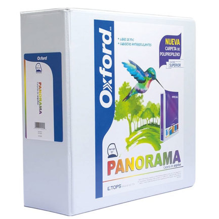 Carpeta OXFORD de 4" Aro"D" Blanco