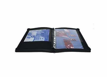 Carpeta oxford cierre 3 argollas humo carta