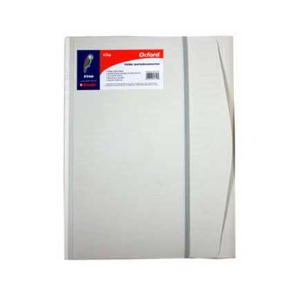 Folder oxford portadocumento carta blanco