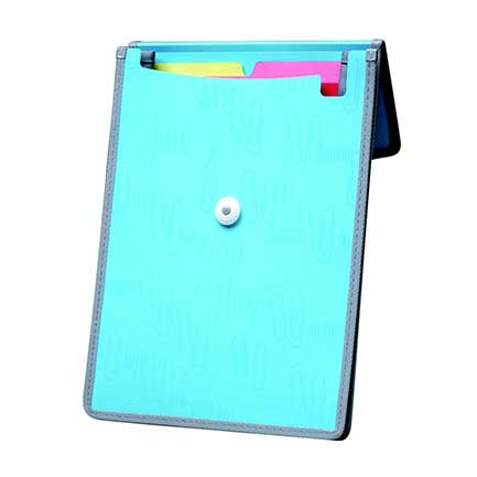 Portadocumentos oxford vertical iclip aqua