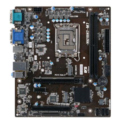 Tarjeta Madre ECS H610H7-M2 DDR4 VGA/HDMI ATX