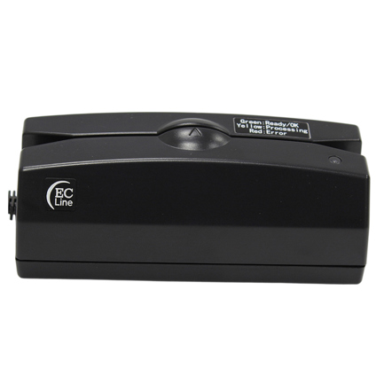 LECTOR ECLINE TARJETAS BANDA USB NEGRO 4