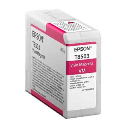 Tinta Epson SC-P800 80ml Color Magenta Vivo T85030N