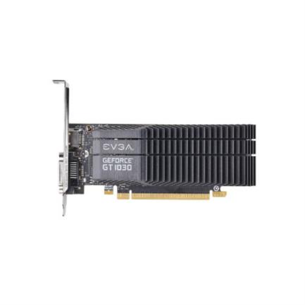 Tarjeta de video evga nvidia geforce gt1030 pasiva 2gb ddr5 pcie x4 3.0 hdmi/dvi bajo perfil
